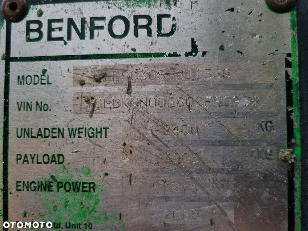 Terex Benford Wozidło 3 tony  OBRÓT 4X4+KIPER z Norwegii Idealny stan KUBOTA 4 cylindry Niski przebieg ORYGINAŁ - 19