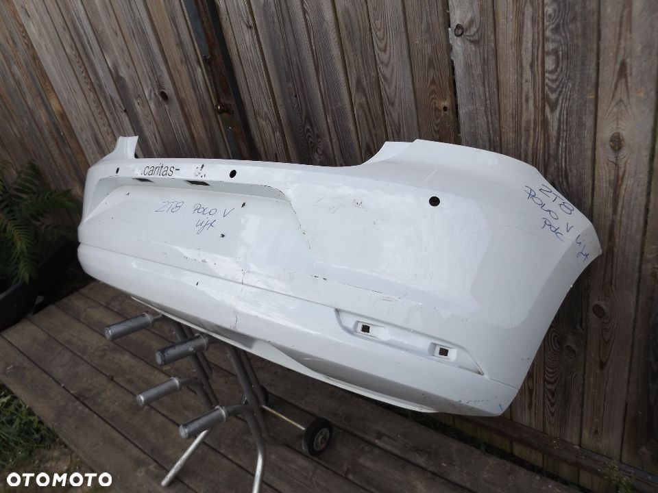 ZDERZAK TYLNY TYŁ VW VOLKSWAGEN POLO V LIFT 6C6 6C6807421 2014-2017 - 3