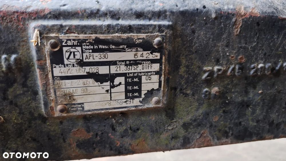 Case 885xl 885 xl 955 785 685 585   Most przedni APL 330 ZF Napęd 4x4 - 2