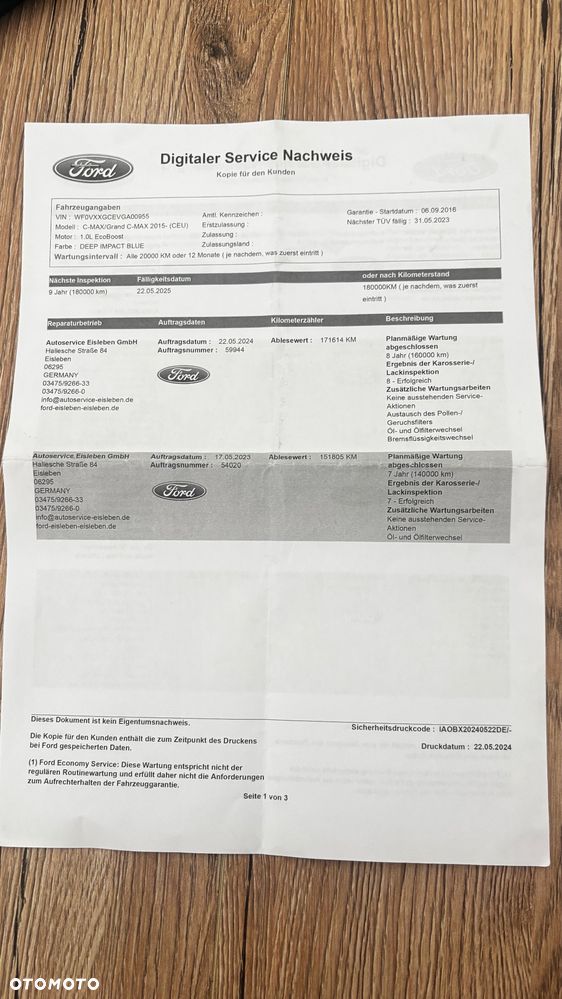 Ford C-MAX 1.0 EcoBoost Ambiente ASS - 32