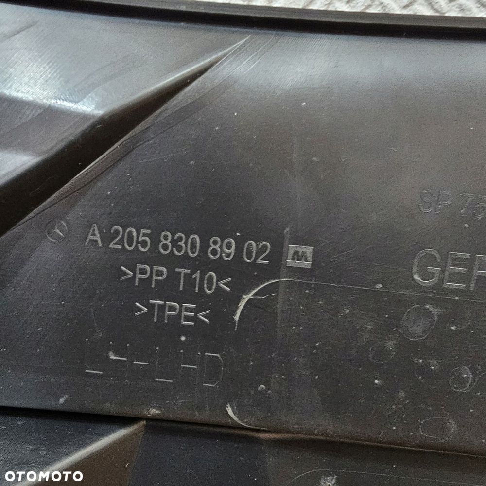 mercedes c-klasa w205 podszybie lewe prawe górne komplet - 7