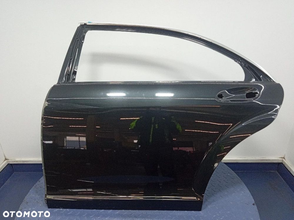 MERCEDES S-KLASA W221 LONG 09-13 DRZWI TYŁ LEWE 183 MAGNETIT SCHWARZ - 1