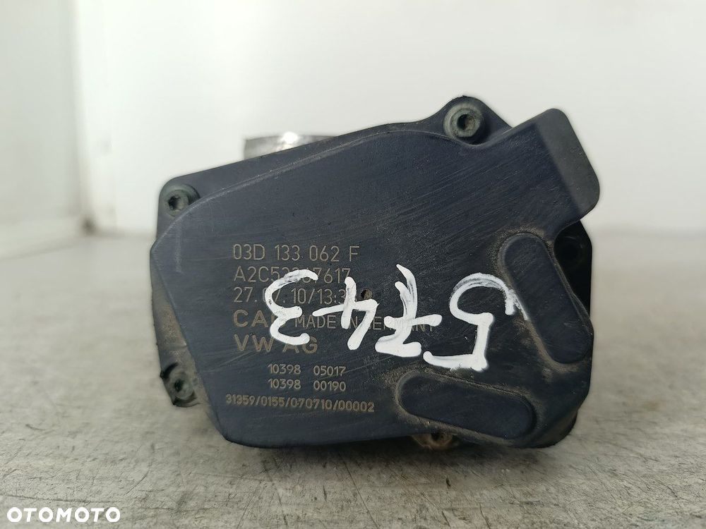 PRZEPUSTNICA SKODA FABIA II FL 03D133062F SIEMENS  VDO 1.2 HTP - 7