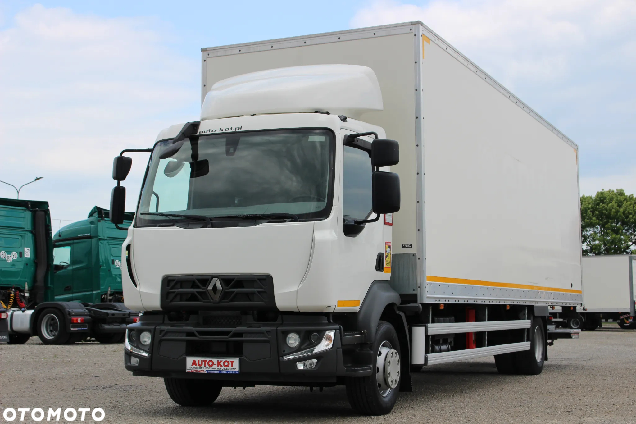 Renault D14 *240KM*/ KONTENER + WINDA /21 PALET / KLIMA / OPONY 80%/SERWIS FR/ SUPER STAN / - 5