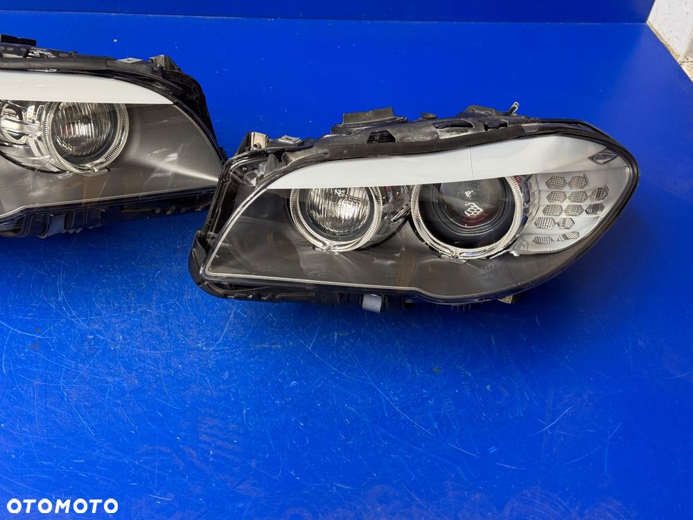 LAMPY BI XENON BMW F10 F11 DYNAMIC SKRETNE KOMPLETNE BDB EU - 2
