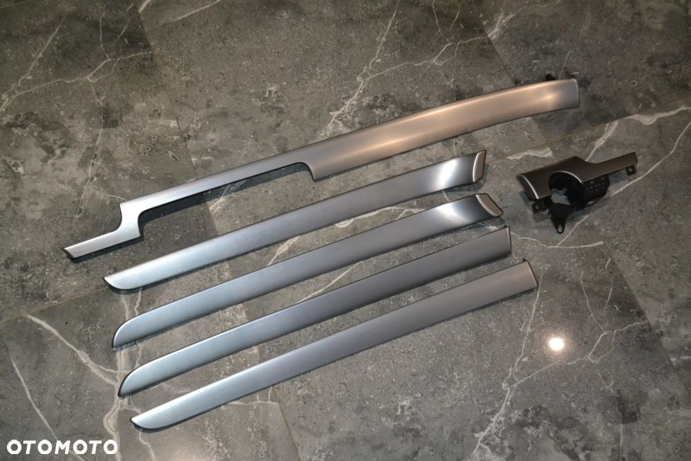 AUDI A4 B6 B7 LISTWY OZDOBNE DESKI TAPICERKI DRZWI DEKORY 08S KOMPLET - 1