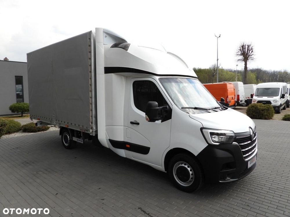Renault MASTER PLANDEKA 10 PALET WEBASTO TEMPOMAT LEDY PNEUMATYKA KLIMATYZACJA  165KM - 5