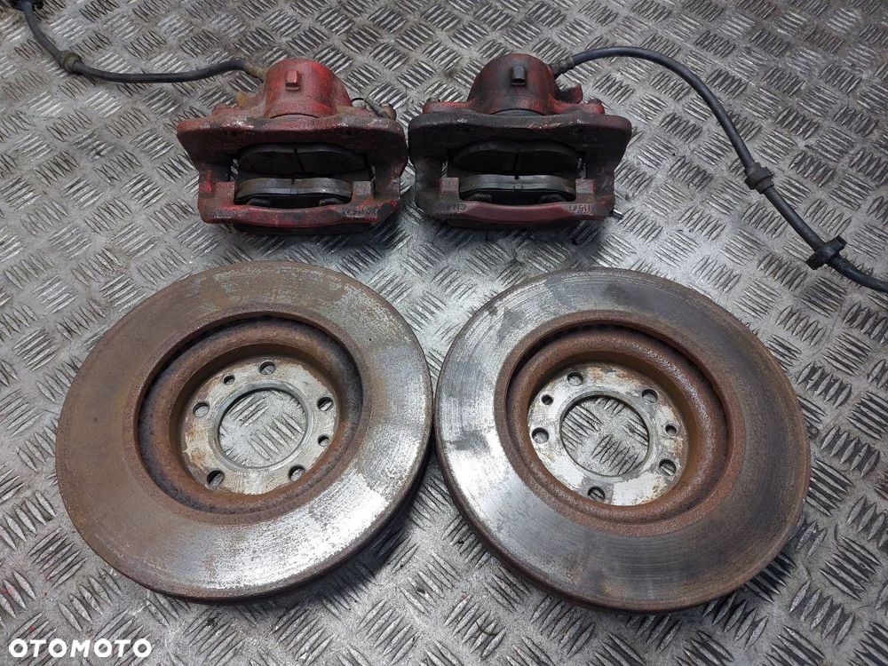 TARCZE HAMULCOWE PRZÓD + KLOCKI + ZACISKI PEUGEOT 607 I 2.2 HDI - 4