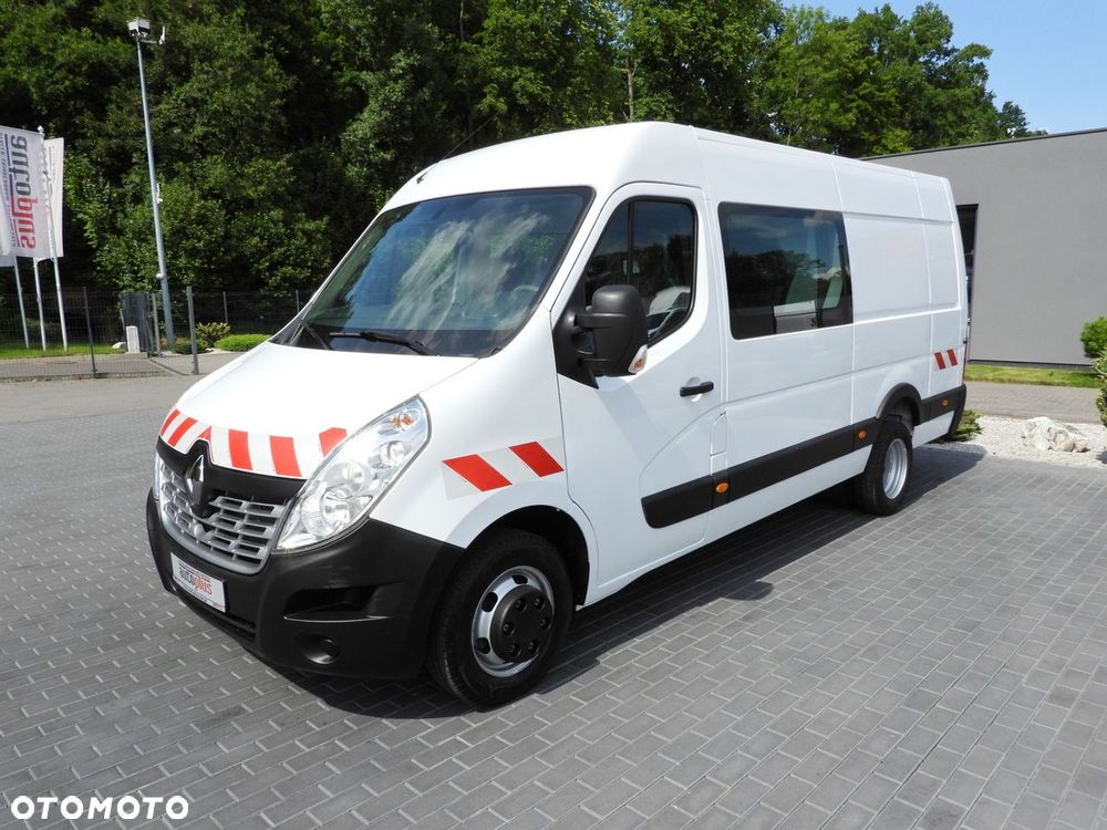 Renault MASTER FURGON BRYGADÓWKA 7 MIEJSC TEMPOMAT BLIŹNIACZE KOŁA KLIMATYZACJA  145KM - 7
