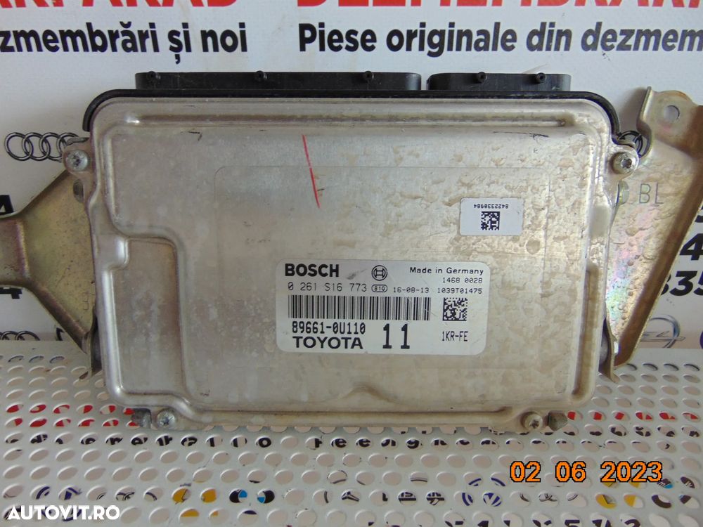 Calculator Motor Toyota Yaris 1.0 p13 ECU Motor yaris 3 motor 1.0 dezmembrez - 1