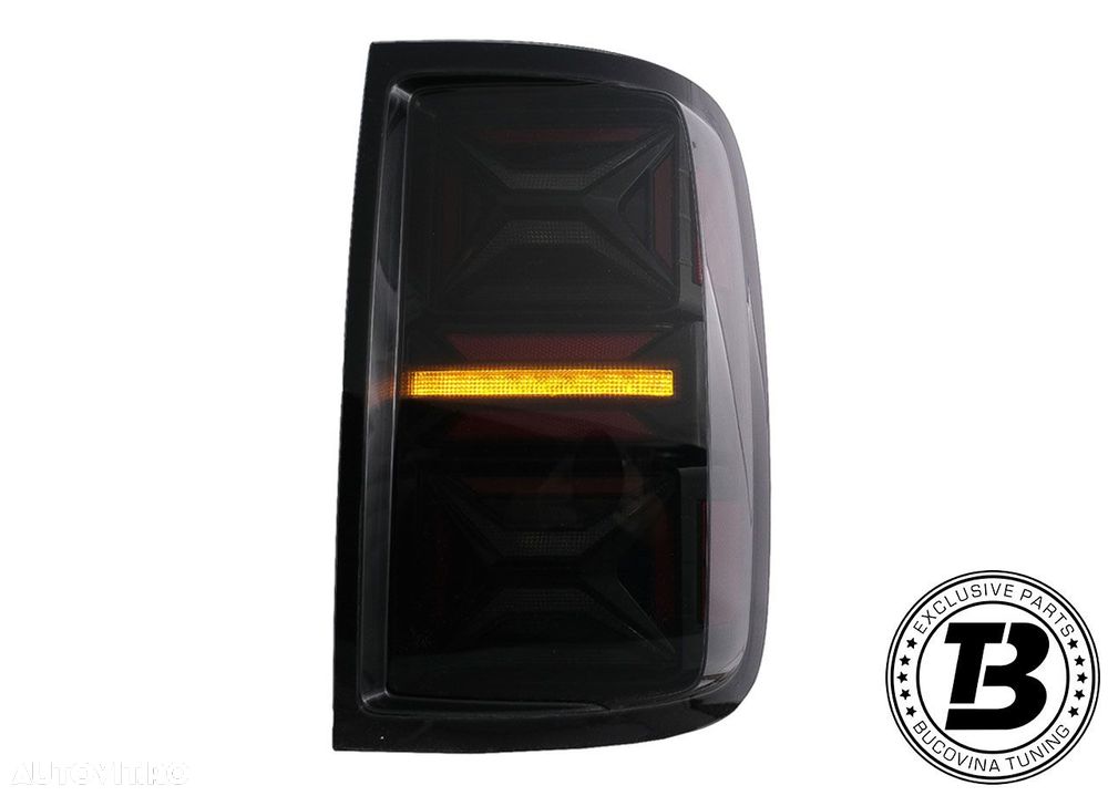Stopuri Full LED compatibile cu VW Amarok Smoke Design - 7