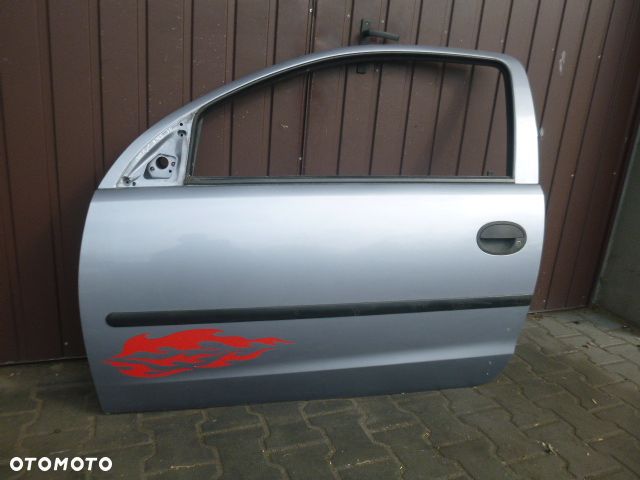 DRZWI LEWY PRZÓD LEWE PRZEDNIE KOMPLETNE OPEL CORSA C 3D Z163 - 8