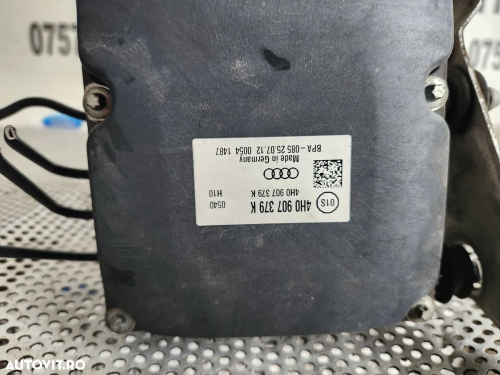 Pompa Modul Unitate Abs Audi A8 4H D4 An 2010-2011-2012-2013-2014-2015-2016-2017 Cod 4H0907379K Testata Dezmembrez Audi A8 3.0 Tdi Motor CLA Cutie NNY An 2010-2011-2012-2013-2014-2015-2016-2017 - Dezmembrari Arad - 7