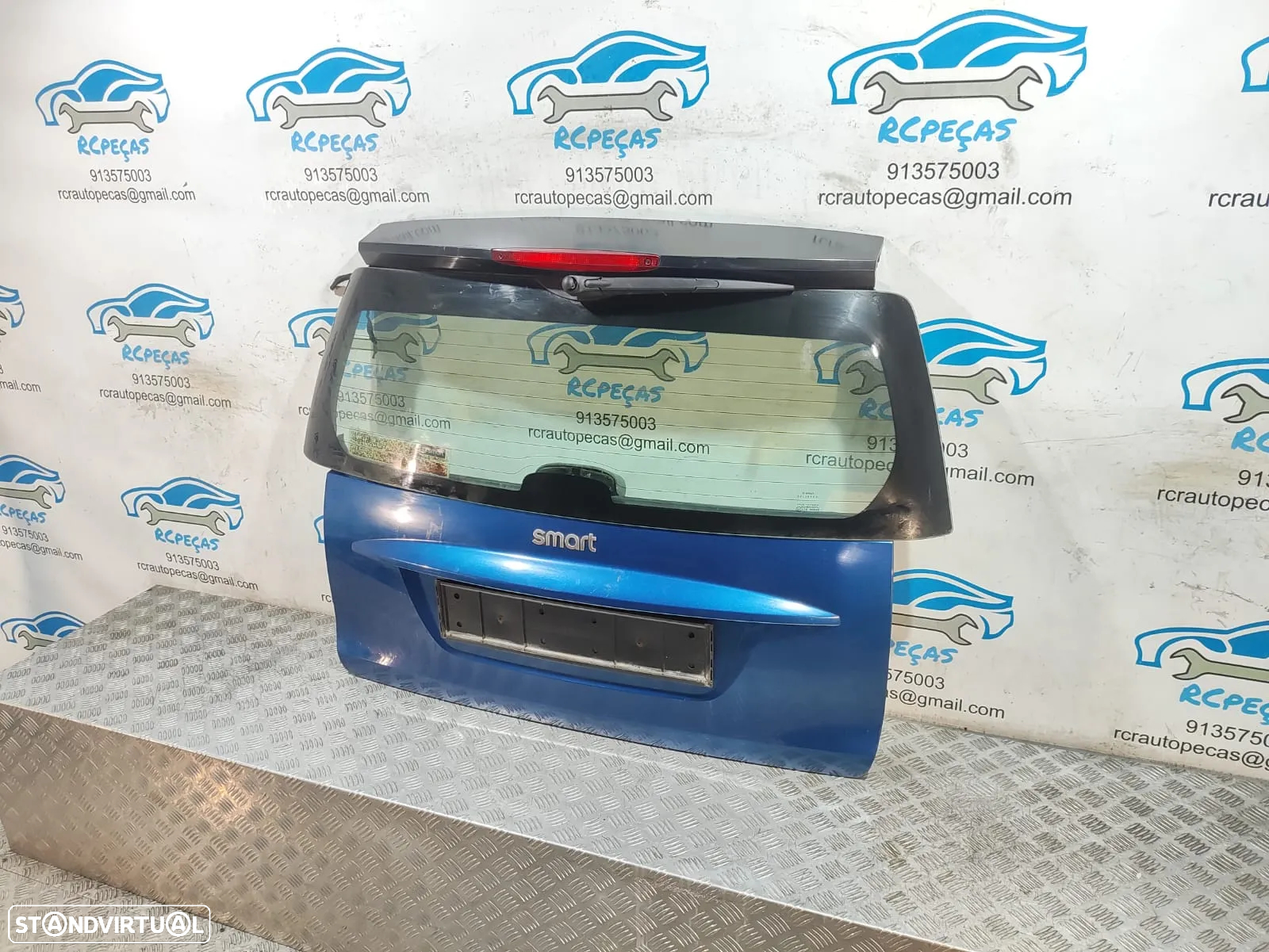Tampa / Porta Mala Smart Fortwo 451 - Vidro / Stop / Limpa Vidros - 5