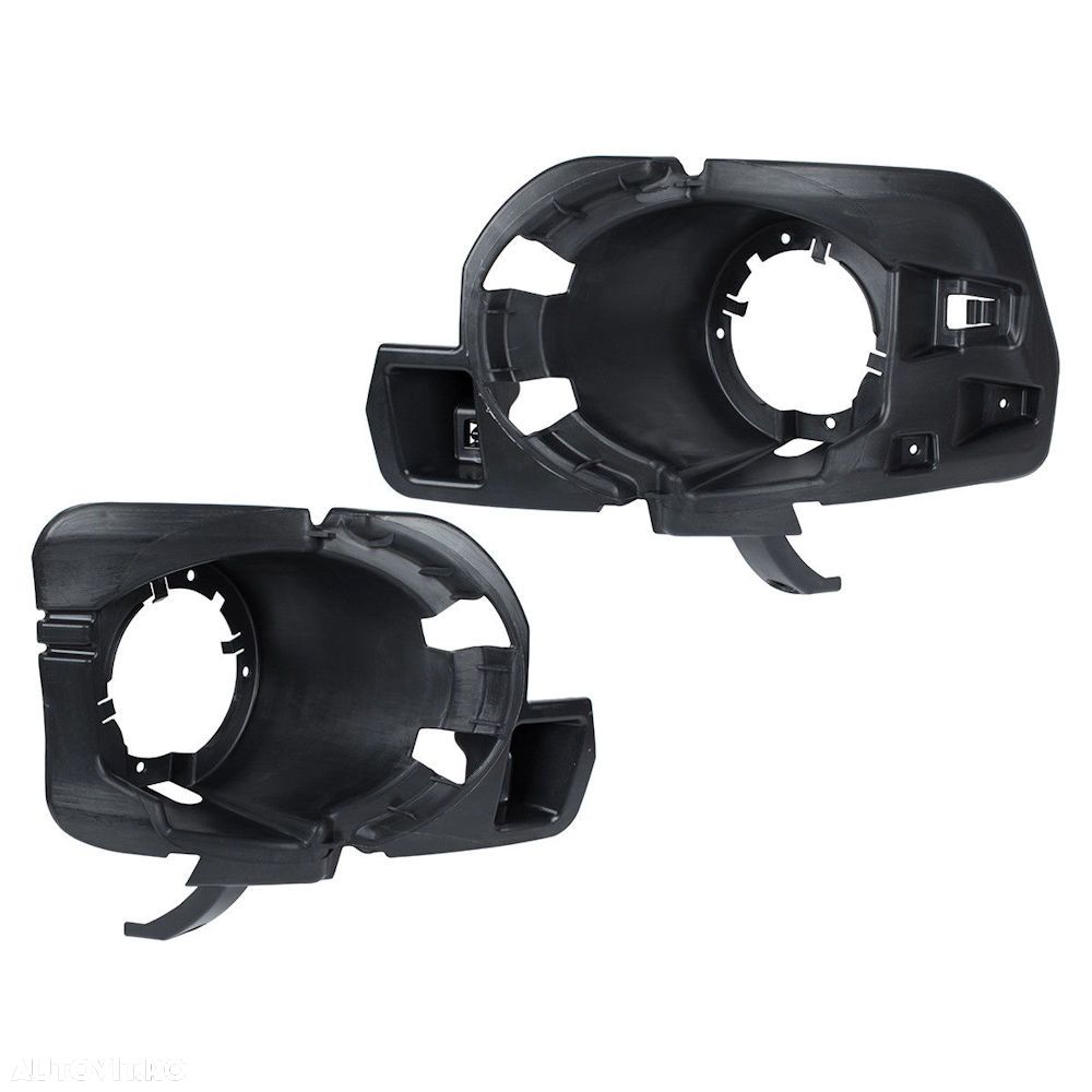 Rama proiectoare ceata Citroen Berlingo, 02.2008-06.2012, Peugeot Partner 03.2008-06.2012, Cod Oe 7416j6, Fata stanga+dreapta, parte montare suport stanga+dreapta, 23522930, - 1