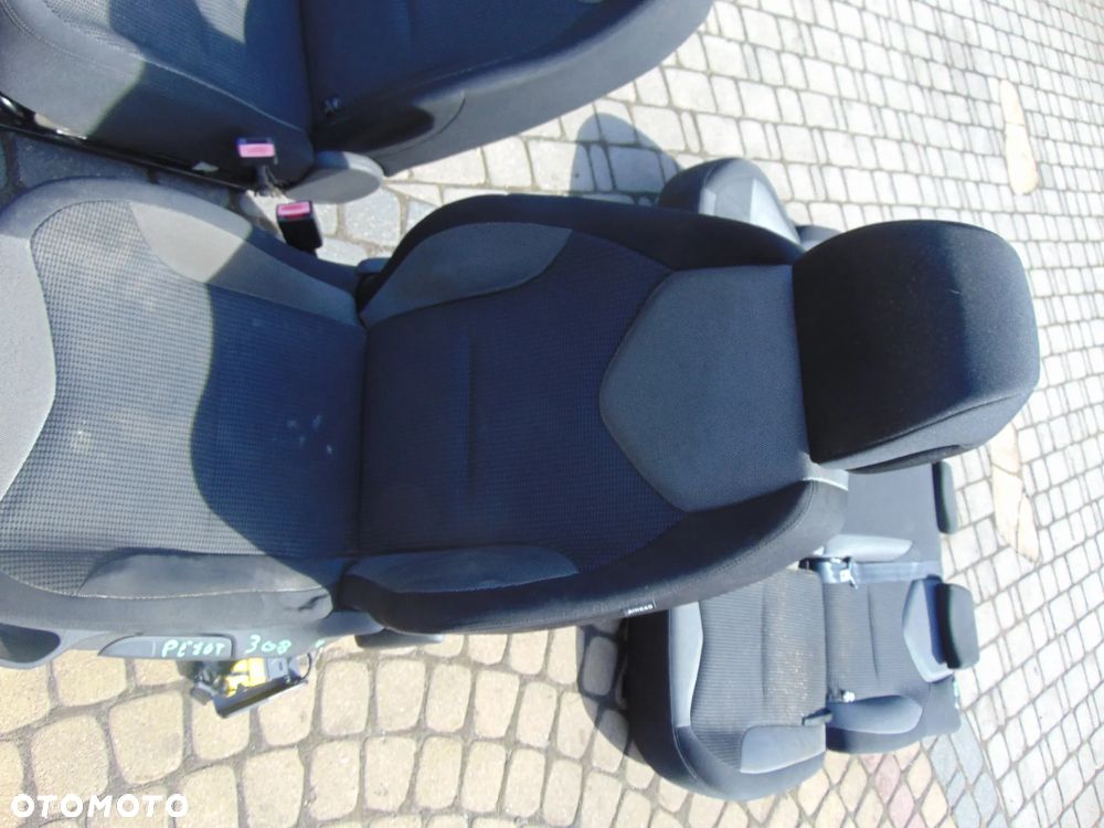 Fotele peugeot 308 I 2007 rok cena komplet - 2