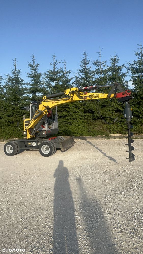 Wacker Neuson Koparka Kołowa 6 TON Wacker NEUSON 6503 -2 Pług Ramię Long 3 Łamane POWERTILT Lenhoff Klimatyzacja łyżki przedsiębierne MS03 6503 ew65 wiertnica łuparka widły grabie - 21