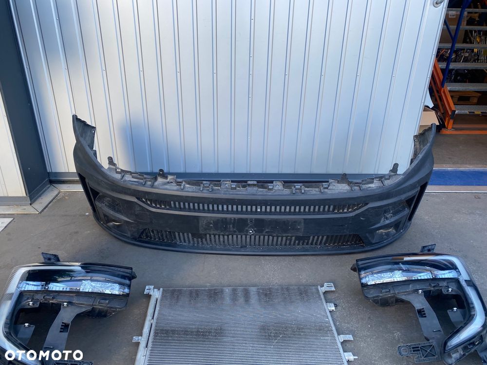 RENAULT MASTER 4 IV , 5 V  25-> Kompletne lampy przednie full led ledowe lampa przednia lewa prawa Reflektory reflektor lewy prawy + ZDERZAK PRZEDNI PRZÓD + chłodnica klimatyzacji 921004663R  260609073R  260106174R lift - 9