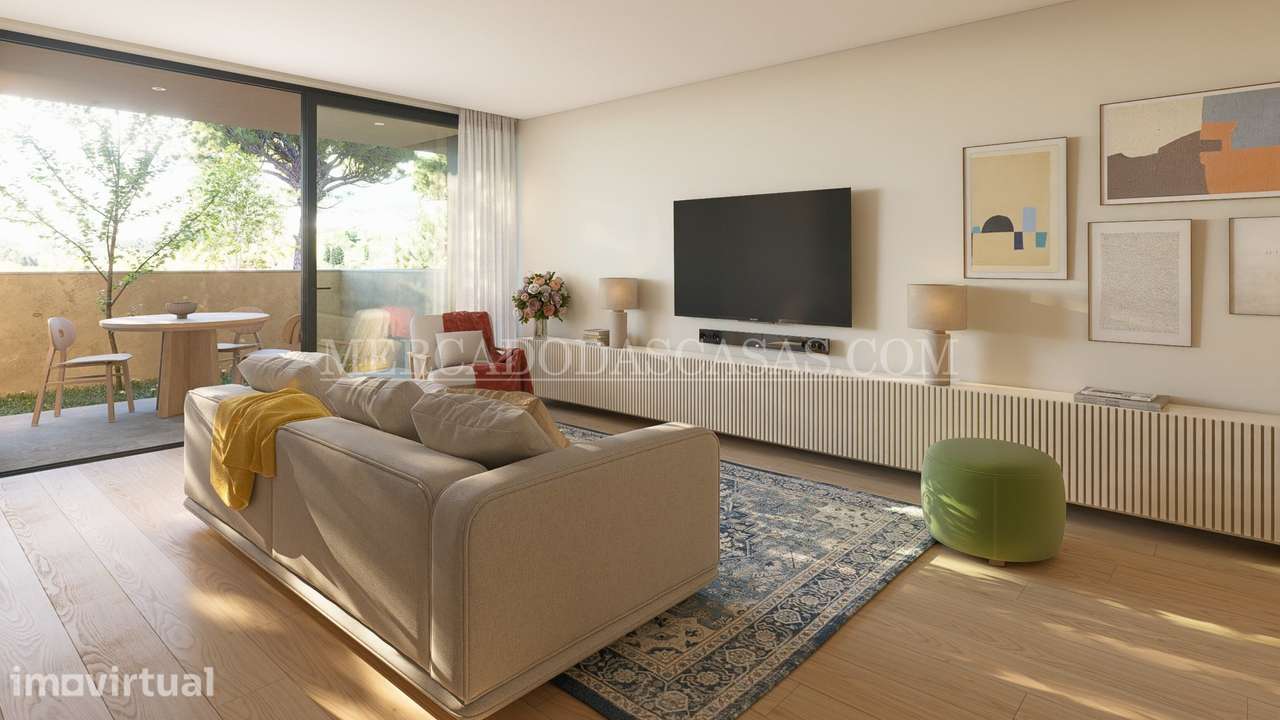 Apartamento T2, condomínio fechado, c/proximidade à praia - Grande imagem: 2/14