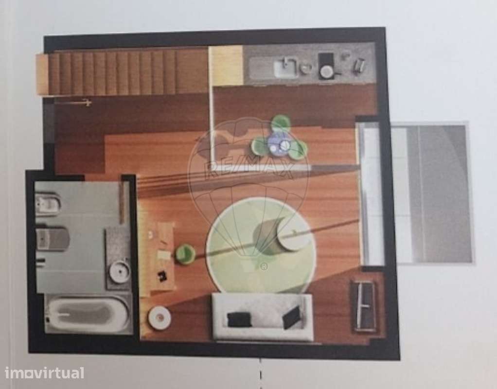 Apartamento T0 para venda - Grande imagem: 5/6