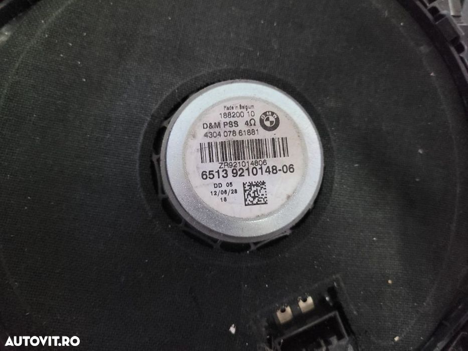 Boxa Difuzor Subwoofer Tub De Bass Bmw F30 F31 F32 F33 F34 F36 Etc. Cod 9210148 - 5
