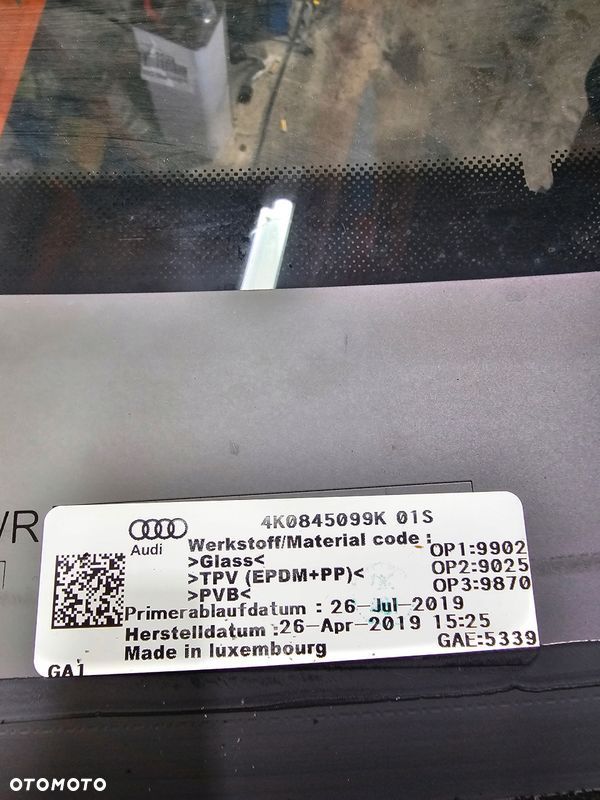 SZYBA PRZEDNIA CZOŁOWA AUDI A6 C8 4K0845099K 2019R - 8