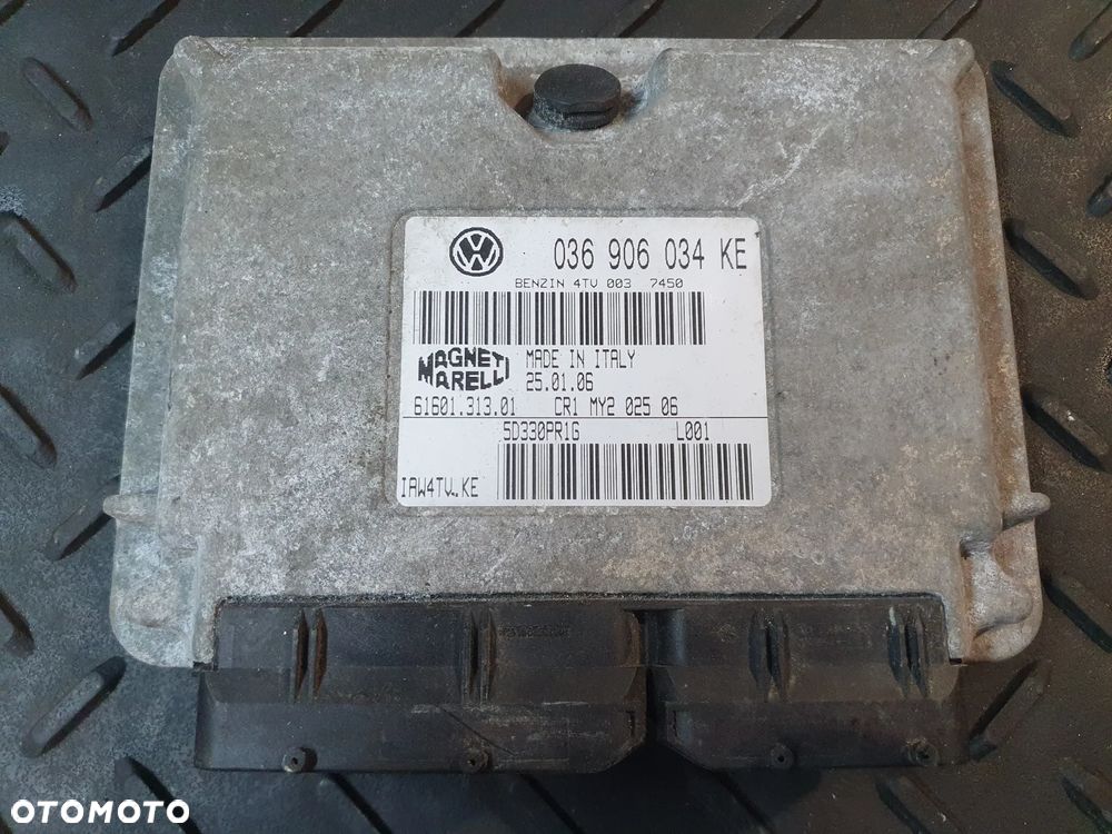 SKODA FABIA I 1,4 16V STEROWNIK SILNIKA 036906034KE - 1