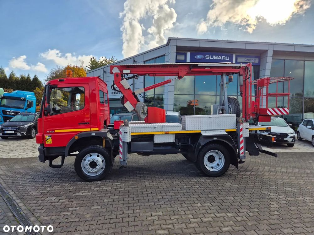 Mercedes-Benz Atego 918 / 4X4 / ZWYŻKA / MAX 18M / 200KG ŁADOWNOŚĆ / STAN BARDZO DOBRY / SERWISOWANY / BEZWYPADKOWY / NISKI PRZEBIEG! - 12