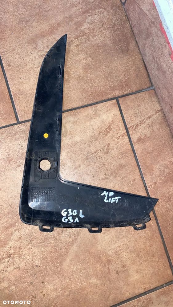 LISTWA ZDERZAKA LEWA PRZÓD PRZEDNIA BMW 5 G30 G31 LIFT M-PAKIET 8098667 - 2