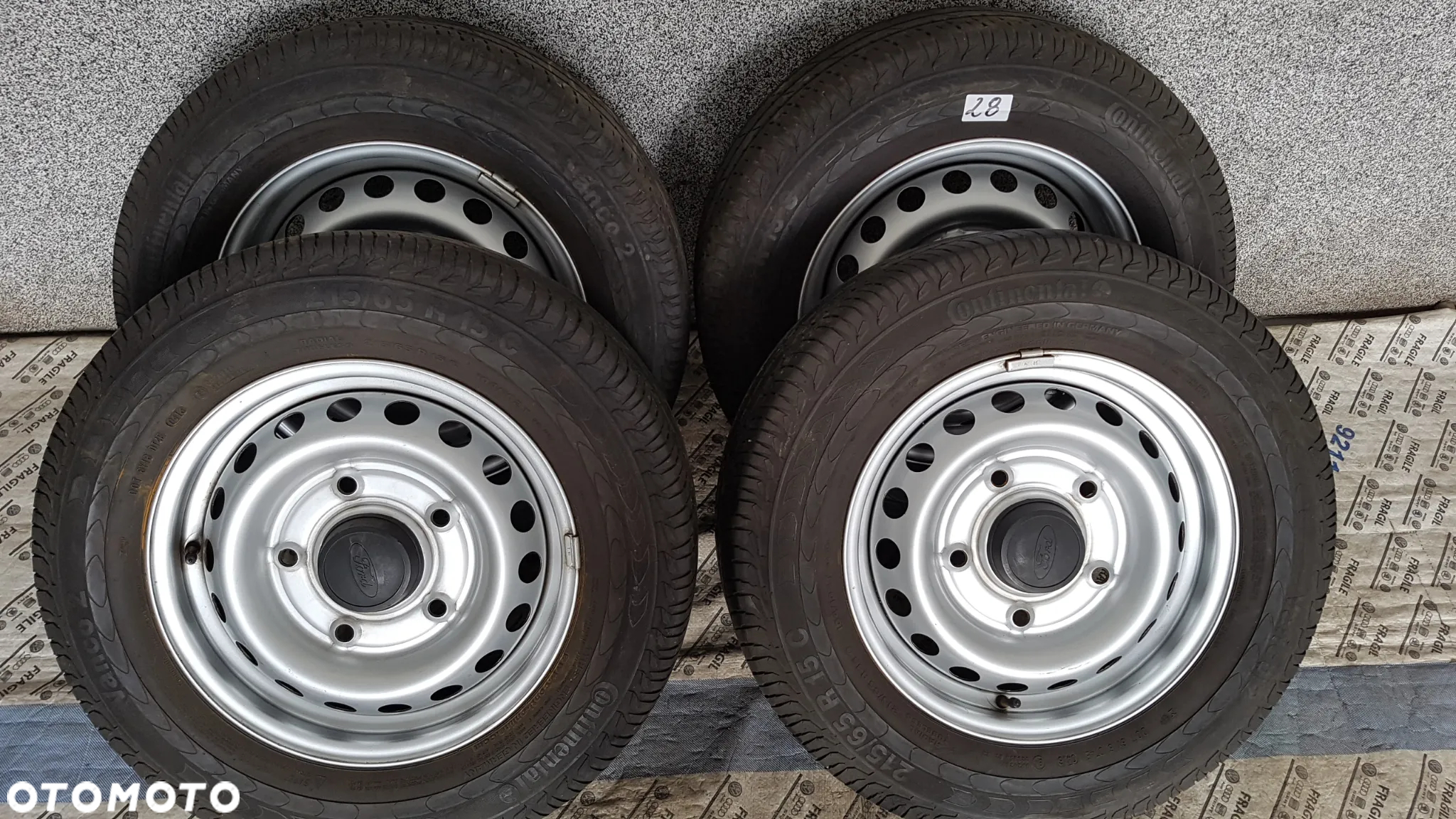 KOŁA LETNIE FORD TRANSIT CUSTOM  5X160  215/65R15C - 2