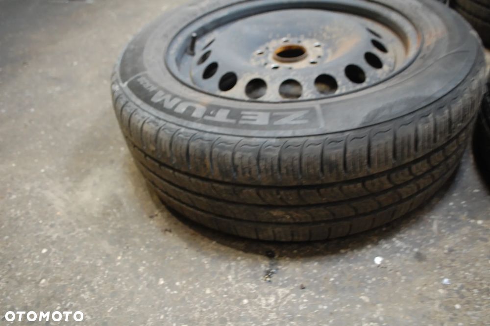 KOŁA FELGI STALOWE + OPONY 5QA601027C 5X112 6.5J ET48 205/60R16 AUDI A4 VW SEAT SKODA - 8
