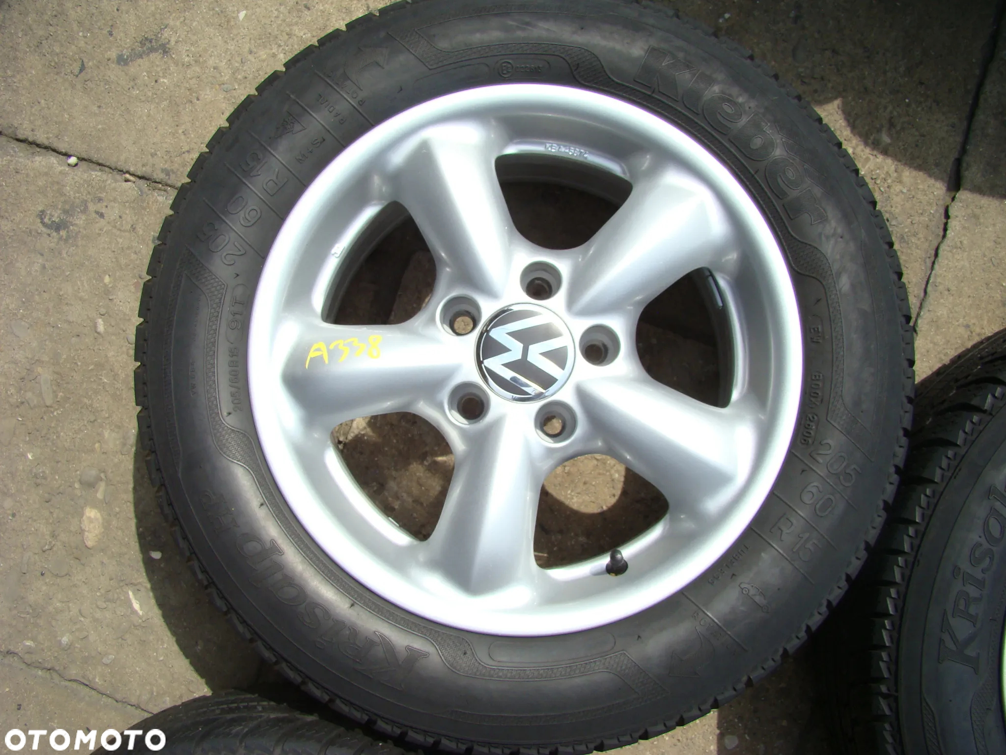 a338 5x112 VW Transporter Multivan Caravelle T4 Caddy Sharan 7jx15 Lato 205/60 - 4