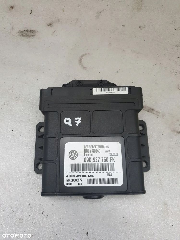 STEROWNIK SKRZYNI BIEGÓW AUDI Q7 09D927750FK - 2