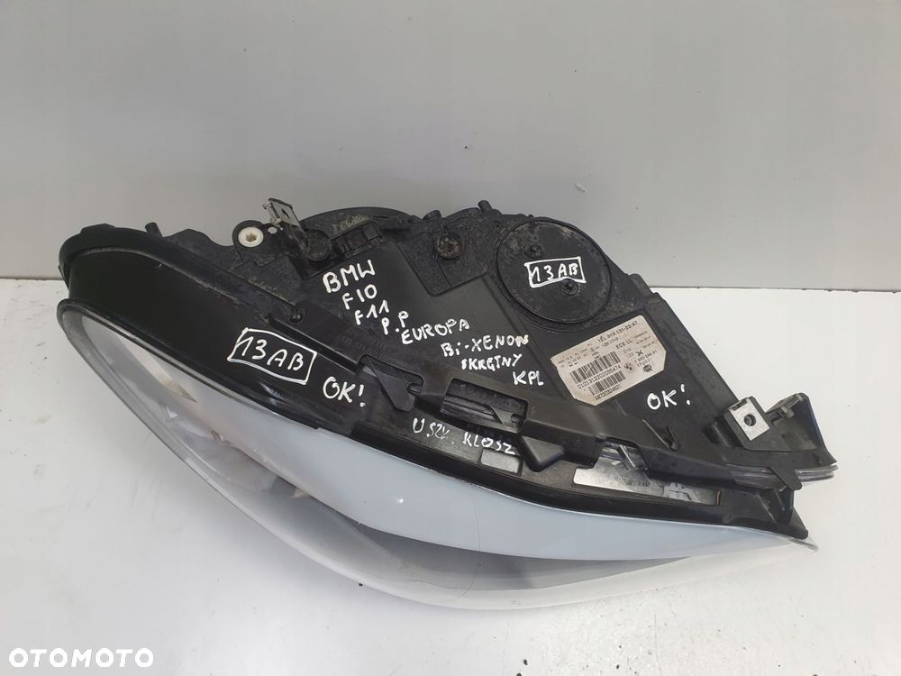 LAMPA PRAWA BMW F10 F11 PRZEDNIA prawy przód BI XENON 7203246 - 3