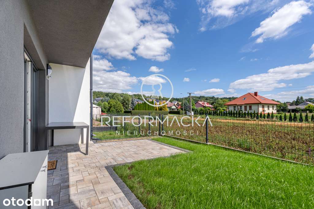 3 pokoje, 57m², wyposażone, ogród z tarasem.
