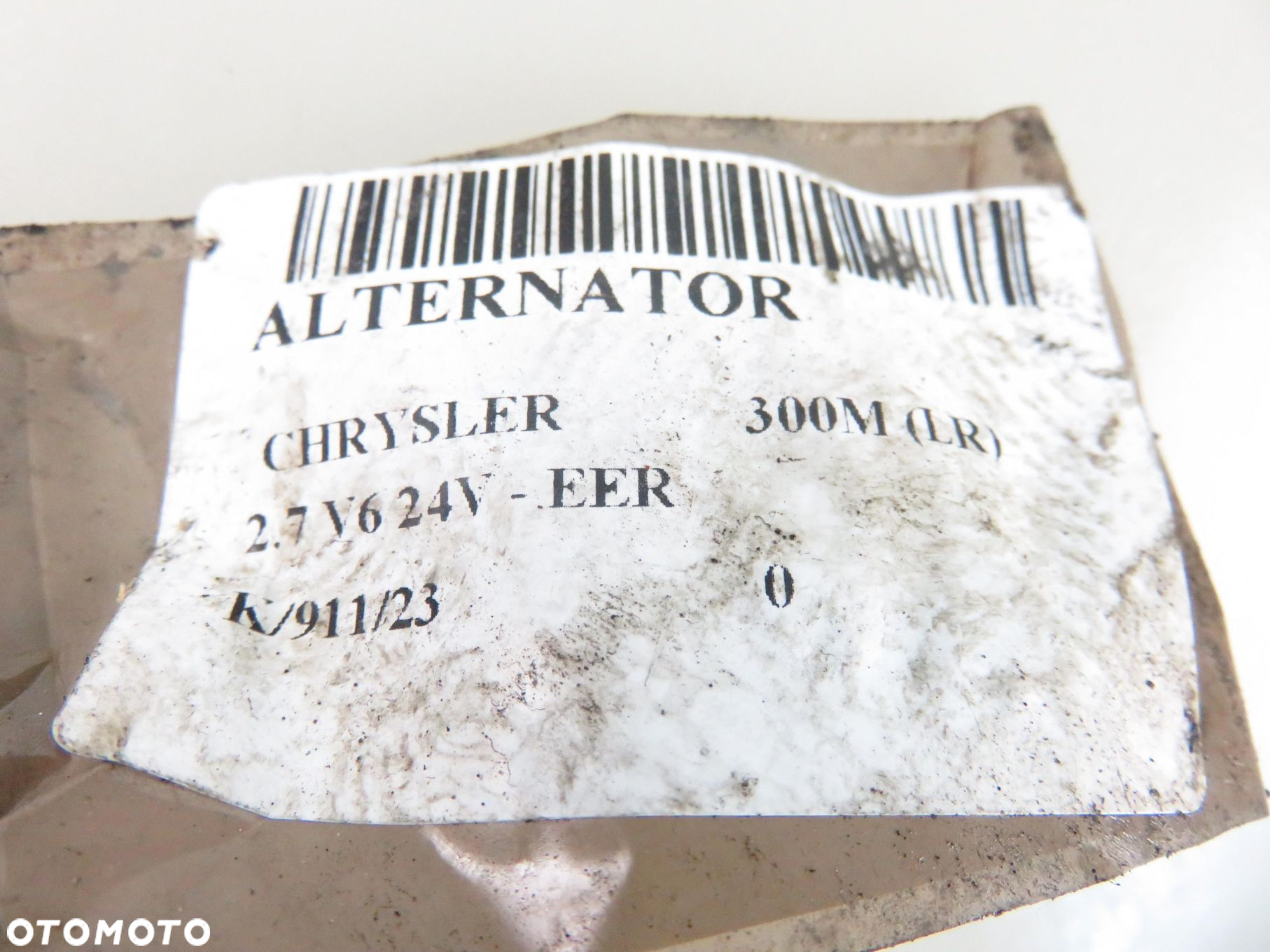 ALTERNATOR CHRYSLER 300M 2.7 04896123AA 1210004370 - 2