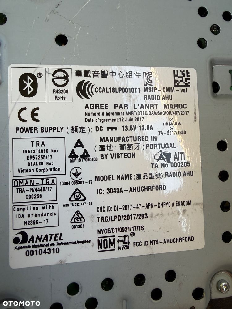 Radio Tablet Ford Transit Mk8 custom Lift 19-23r - 4