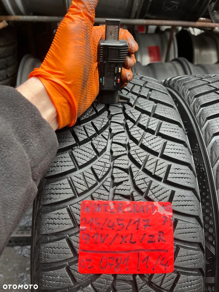215 45 17 Kumho Winter Craft WP71 91 V XL 4szt. komplet Zima - 5