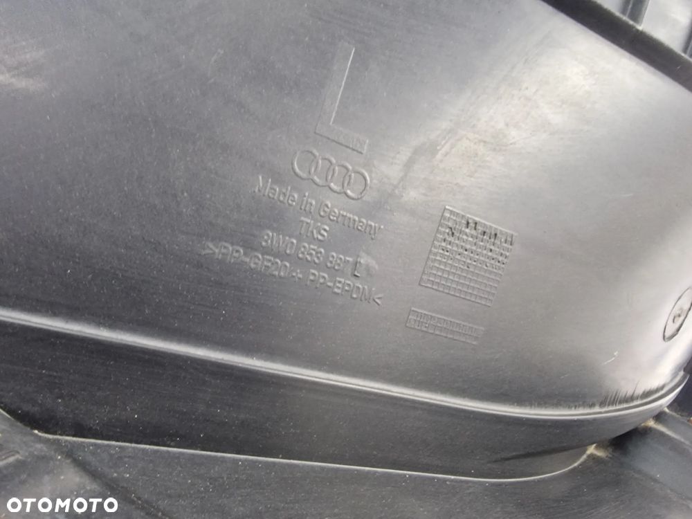 AUDI A4 B9 8W0 15- LEWE NADKOLE PRZEDNIE PRZÓD , PRZEDNIA CZĘŚĆ , NR 8W0853887L , NR AUKCJI N831 - 5