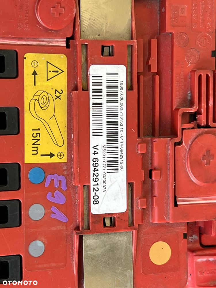 Klema plusowa + akumulatora Bmw e91 - 2