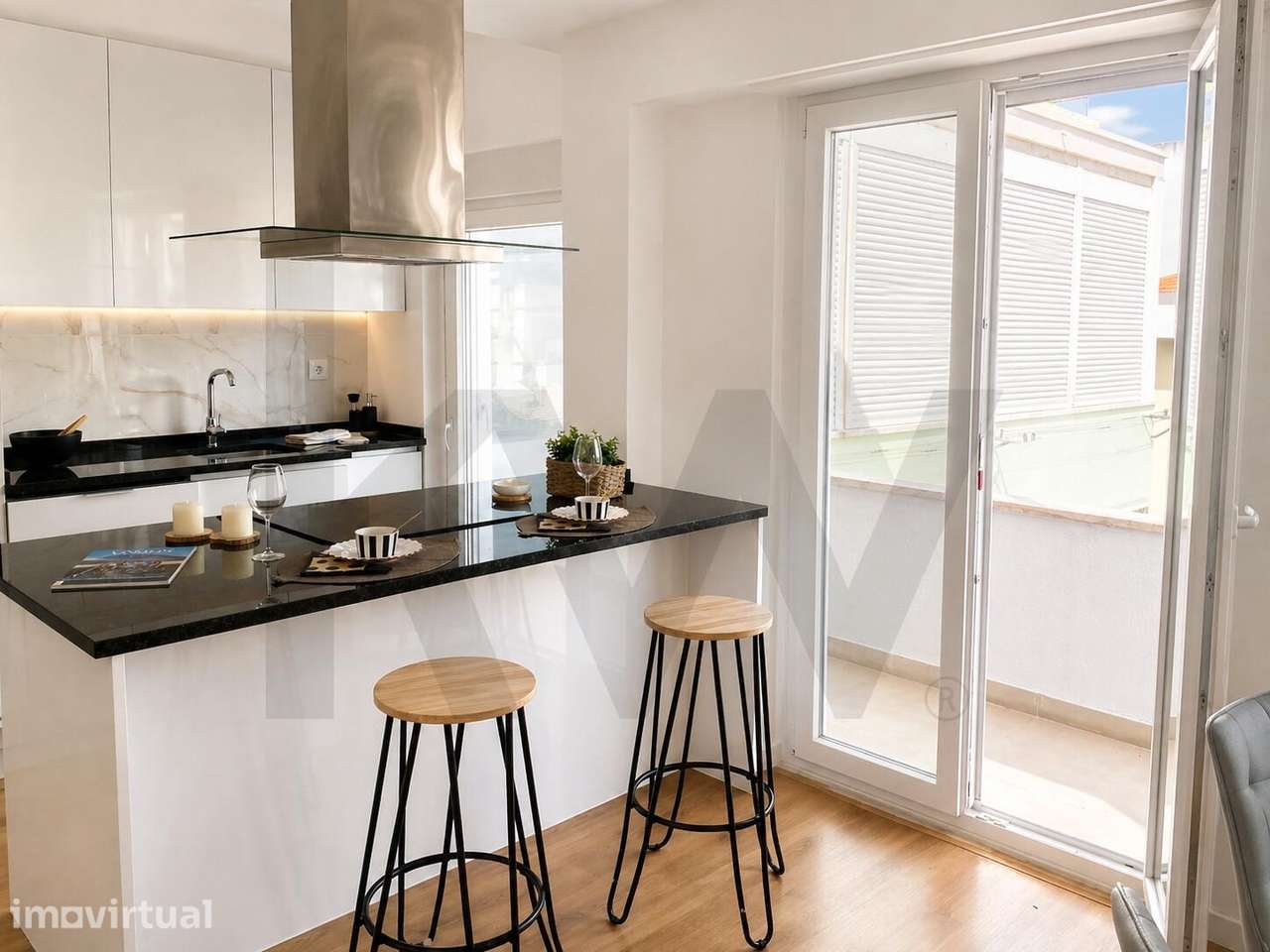 ✨Fantástico T3 Remodelado com Varandas e Home Staging – Benfica - Grande imagem: 5/17