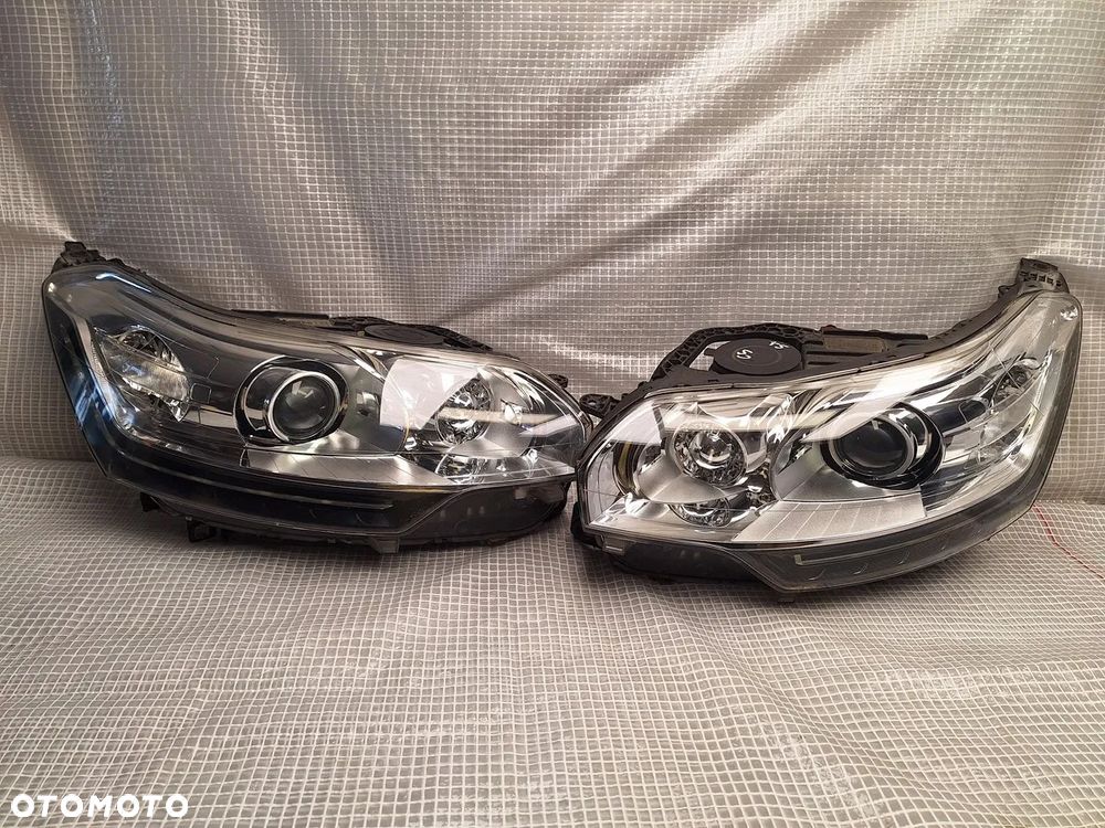 citroen c5 III x7 lift 2011-2017 lampa przod lewa xenon lewy led 9674399580 orginal demontaz europa - 1