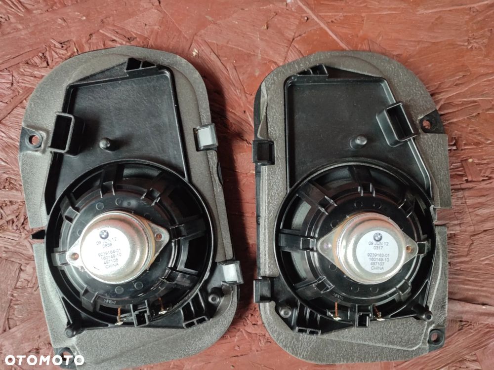 BMW F10 / F10N / F11 / F11N / F39 / F45 / F46 / F48 ORYGINALNE GŁOŚNIKI ŚREDNIOTONOWE STEREO LEWY / PRAWY O NR. 9 169 691 / 8 715 683 OEM W BDB STANIE - 12