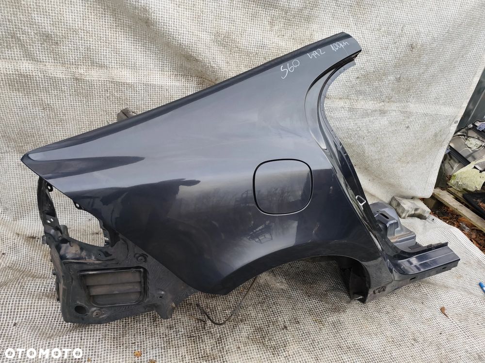 Volvo S60 II 10-18 Sedan Błotnik Tylny Prawy Tył Ćwiartka 492 Savila Grey - 6