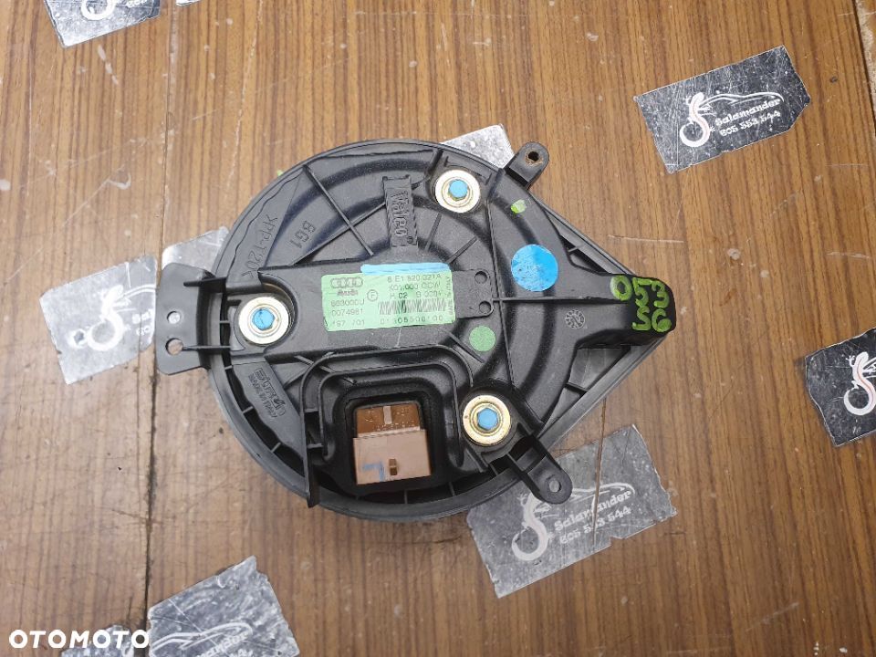 Wentylator Dmuchawa 8E1820021 A B E Nawiewu Nagrzewnicy VALEO EU AUDI A4 B6 B7 - 2