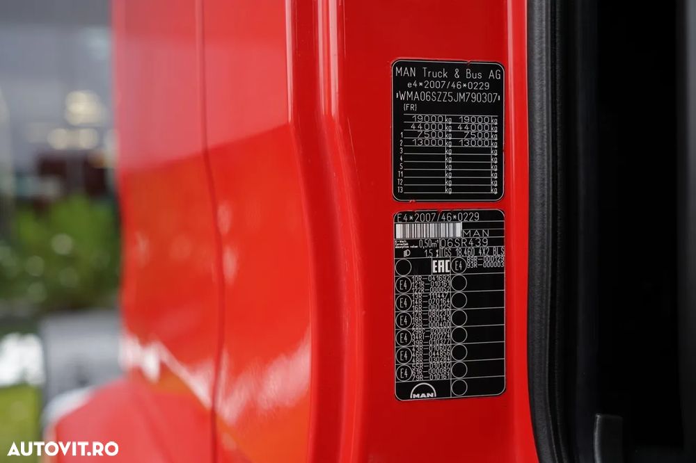 MAN TGS 18.460 / RETARDER / HIDRAULICĂ / NAVI RIO / CABINĂ JOSĂ - 38