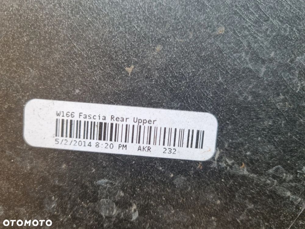 MERCEDES ML W166 ZDERZAK TYŁ TYLNY - 7