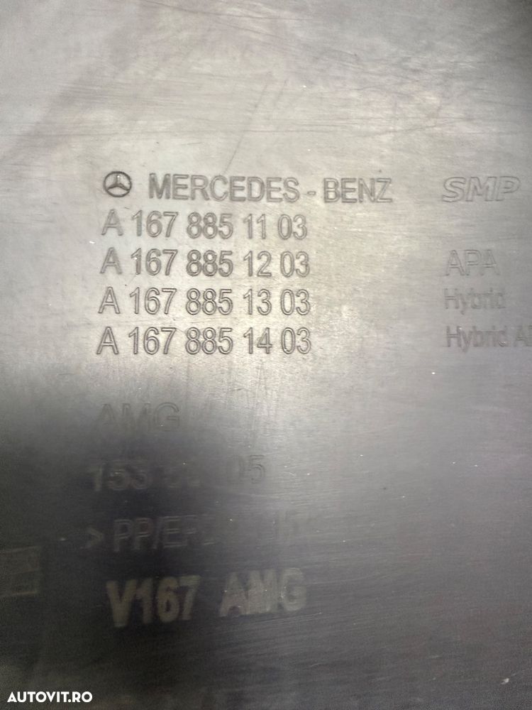 Bara spate MERCEDES GLE AMG W167 an 2019-2024 cu 6 gauri pentru senzori cod A1678851103 - 7