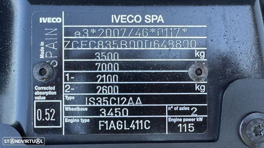 Iveco Daily 3.0 35C16H 3450 - 42