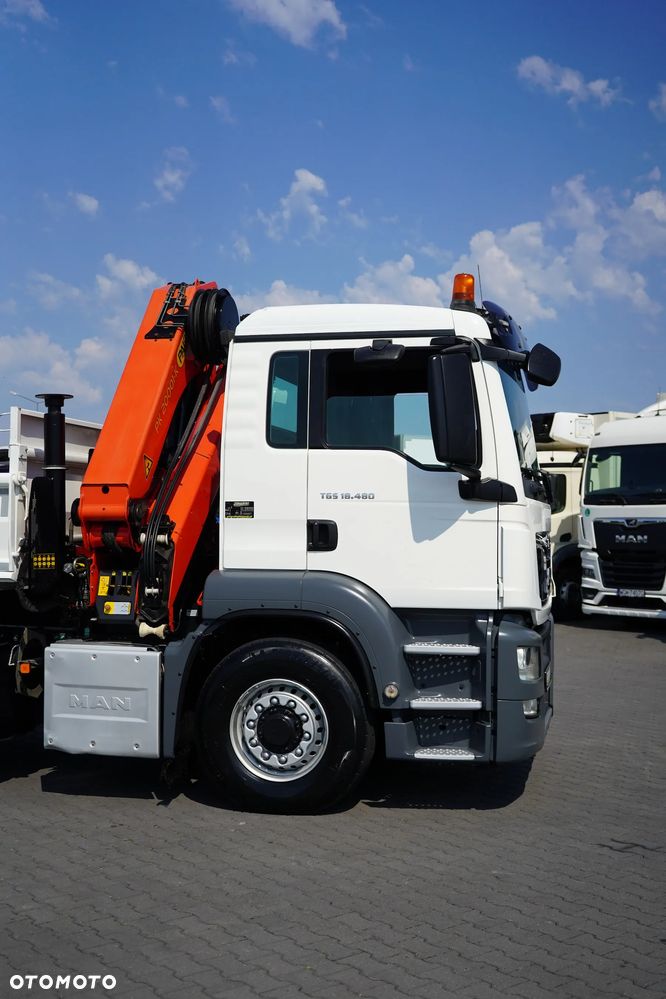 MAN TGS / 18.480 / E 6 / 4 X 4 / WYWROTKA + HDS / PALFINGER PK 20001 / PILOT - 30